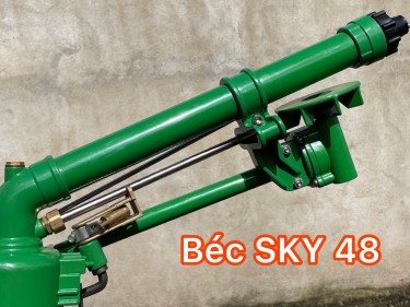 Béc SKY 48 - Béc chạy bánh răng bán kính 43 mét chuyên tưới cà phê, hồ tiêu