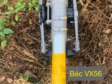 Béc VX56 - Béc súng tưới phun mưa có thể điều chỉnh tốc độ quay, độ lớn của hạt mưa, ít bị cản gió